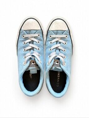 Converse Chuck Taylor All Star Kids Size 3 Light Blue Canvas Sneakers